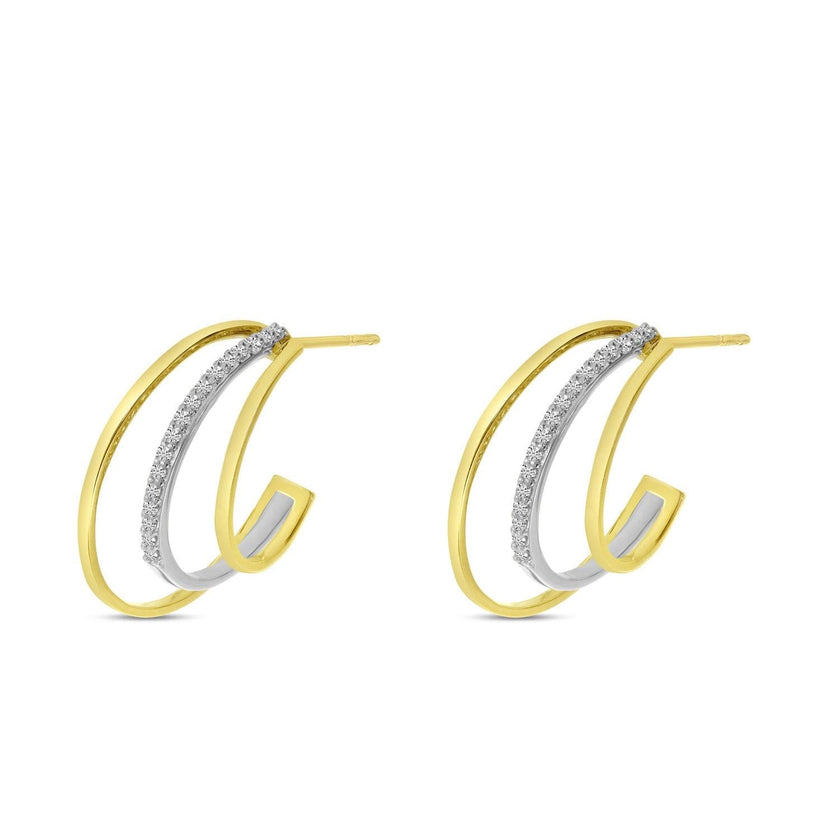 Gold Fashion Earrings