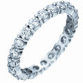 Platinum 2 CTW Eternity Band