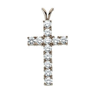 1.19 ctw Diamond Cross