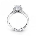 Oval Halo Engagement Setting