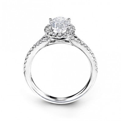 Oval Halo Engagement Setting