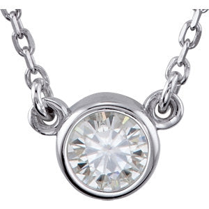 1/4 Carat 14K White Diamond Pendant