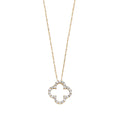 Diamond Encrusted Quatrefoil Cross Pendant