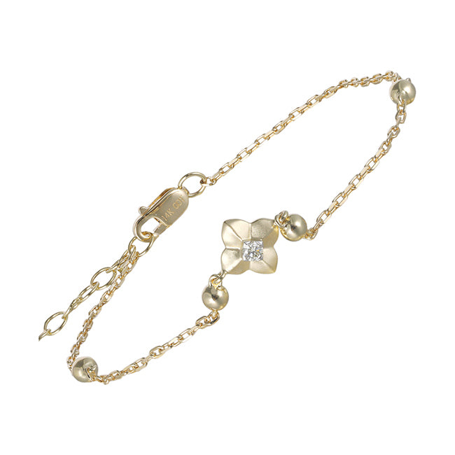 14Kt Yellow Gold Diamond 1/25Ctw Bracelet - BC10569-4YC