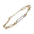 14Kt Yellow Gold Diamond 1/7Ctw Bracelet - BC10573-4YC
