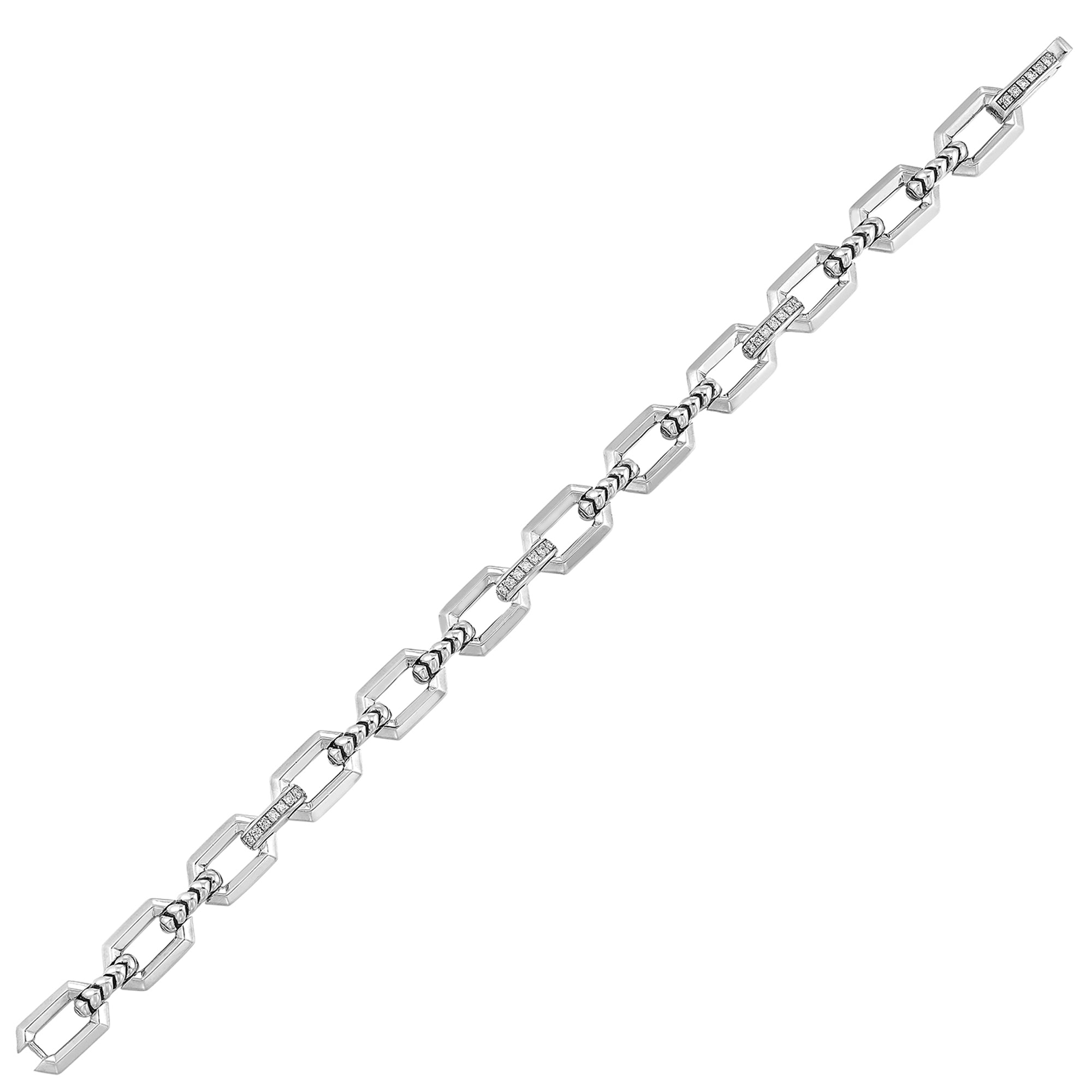 Silver Diamond 1/4Ctw Bracelet - BC11244-SSB