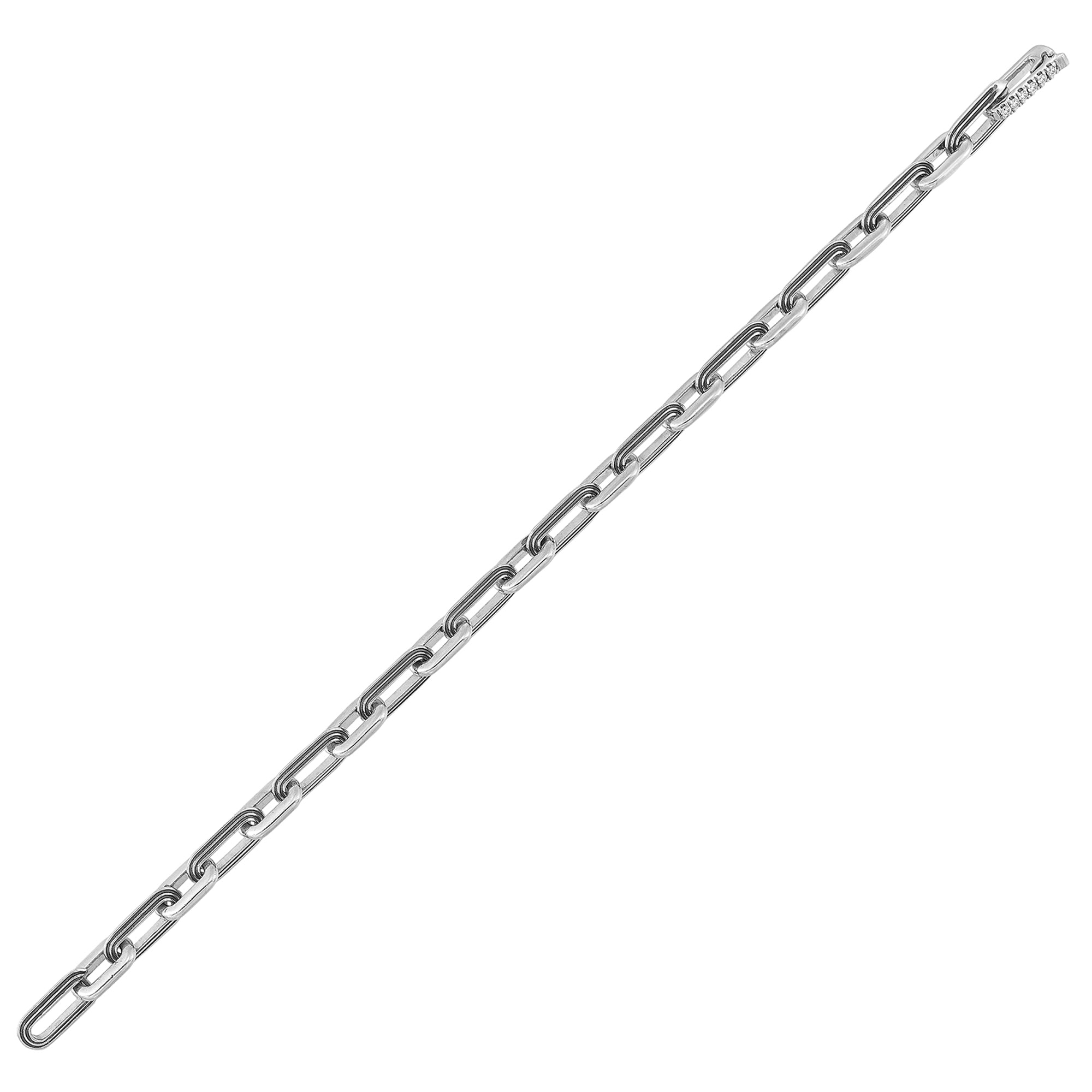 Silver Diamond 1/10Ctw Bracelet - BC11550-SSB