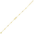 14Kt Yellow Gold Diamond 1/20Ctw Bracelet - BCT06942-4YB