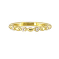 14Kt Yellow Gold Diamond 1/8Ctw Ring - BD16484-4YB