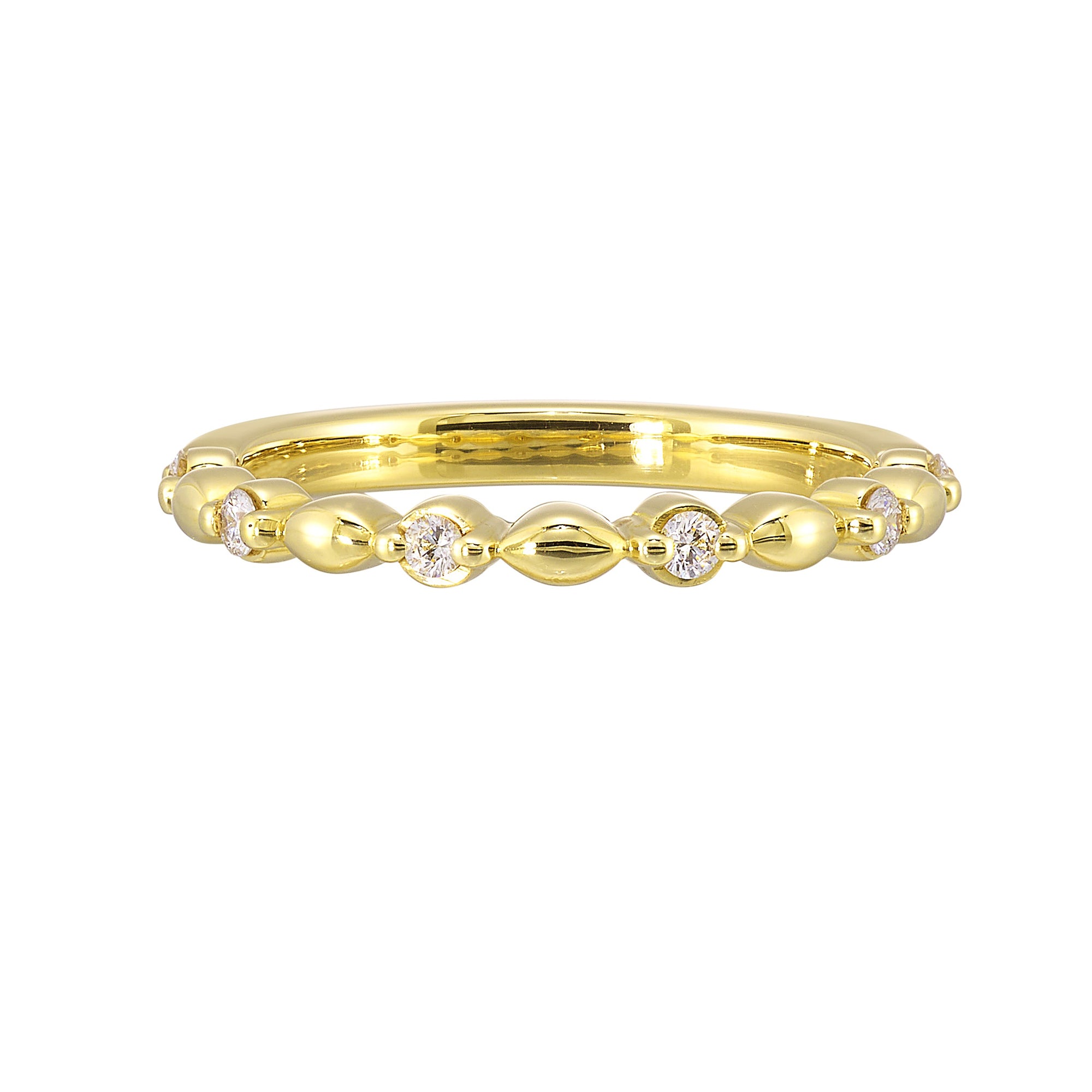 14Kt Yellow Gold Diamond 1/8Ctw Ring - BD16484-4YB