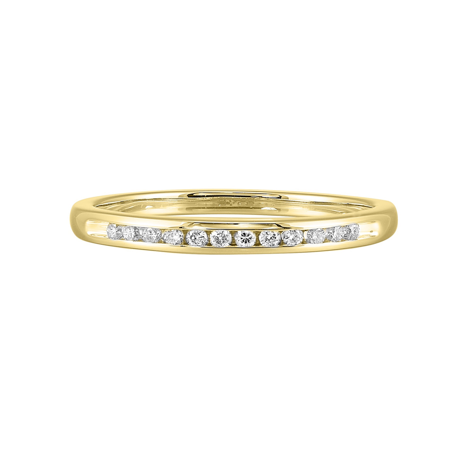 14Kt Yellow Gold Diamond 1/10Ctw Ring - BDCH83001/10-4YC