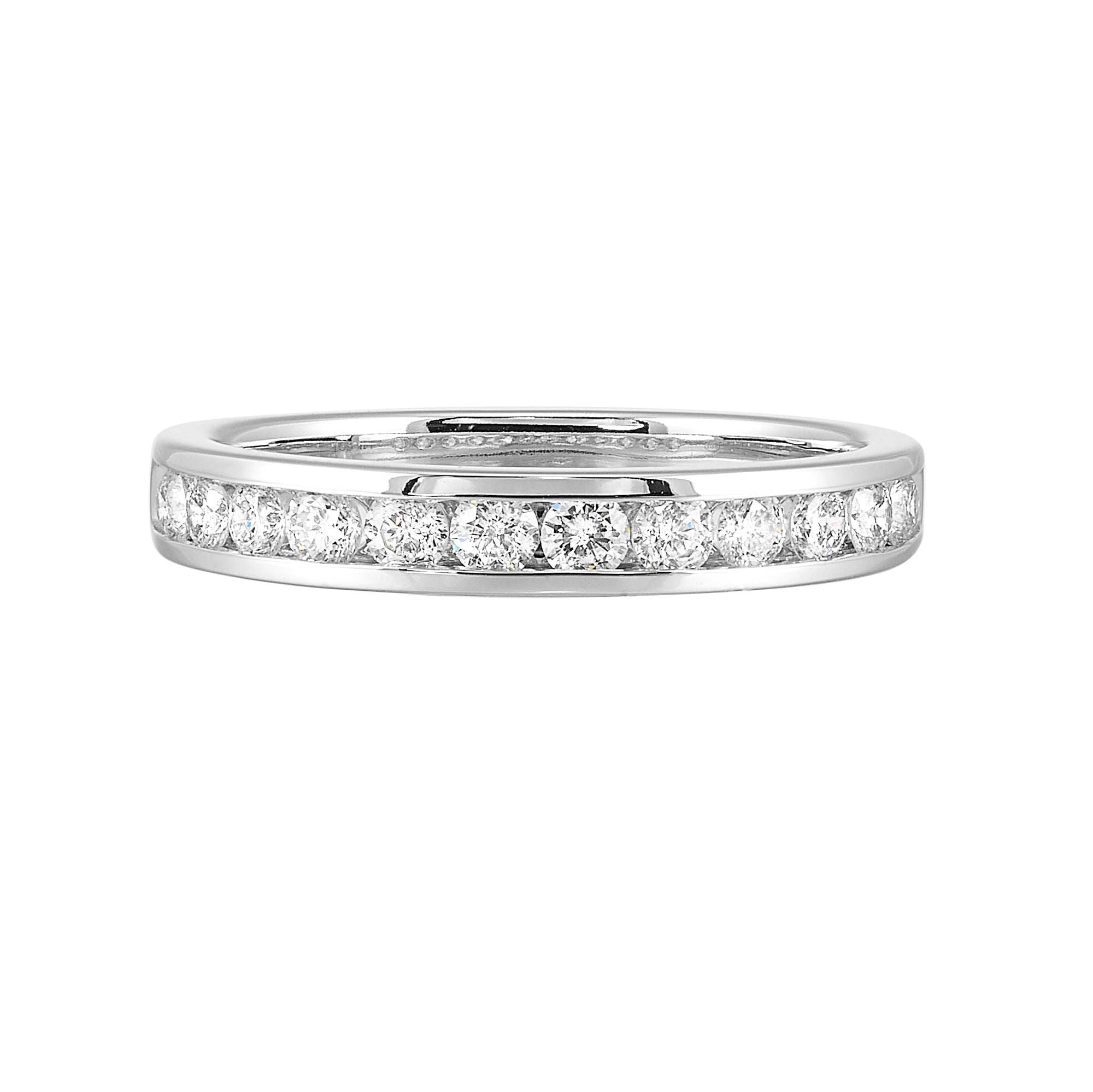 14Kt White Gold Diamond 1/2Ctw Ring - BDCH83001/50-4WC