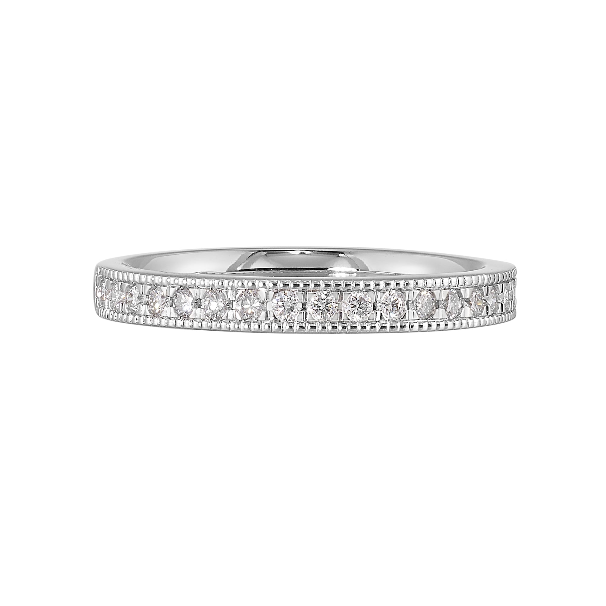 14Kt White Gold Diamond 1/4Ctw Ring - BDPV83002/25-4WA