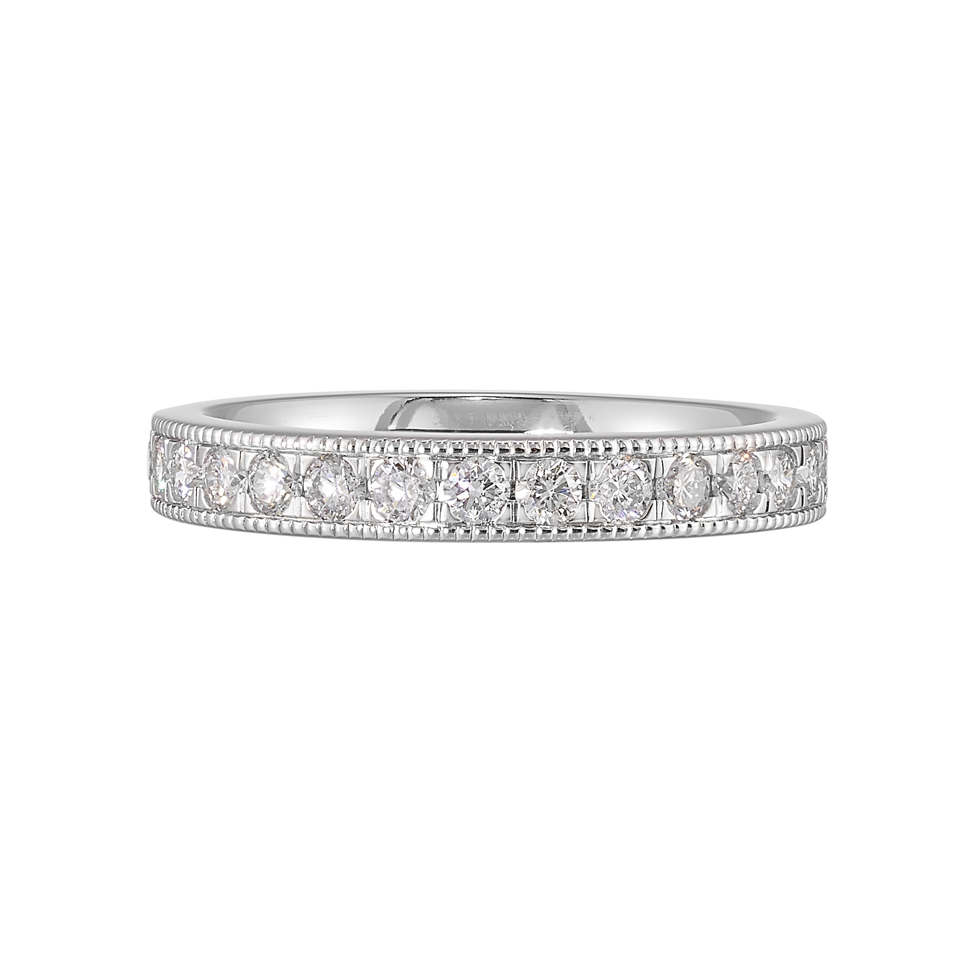 14Kt White Gold Diamond 1/2Ctw Ring - BDPV83002/50-4WA