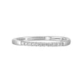 14Kt White Gold Diamond 1/10Ctw Ring - BDSP83001/10-4WC