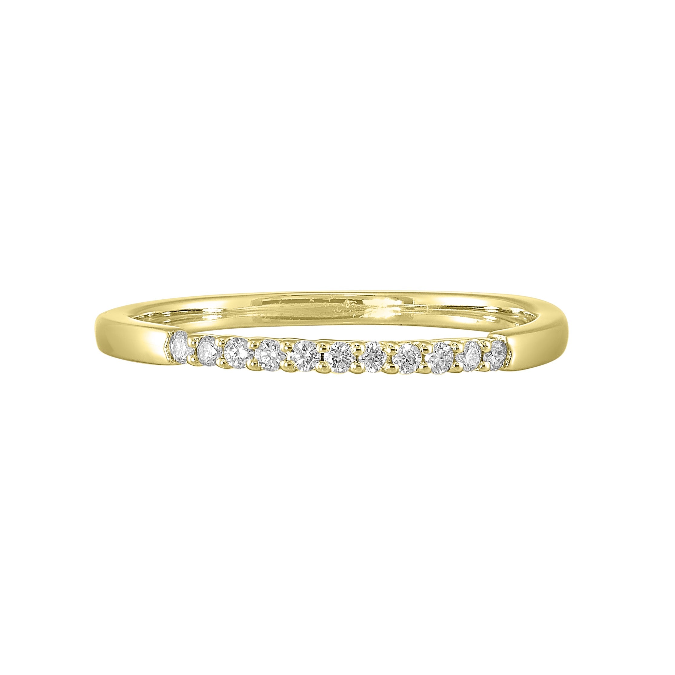 14Kt Yellow Gold Diamond 1/10Ctw Ring - BDSP83001/10-4YC