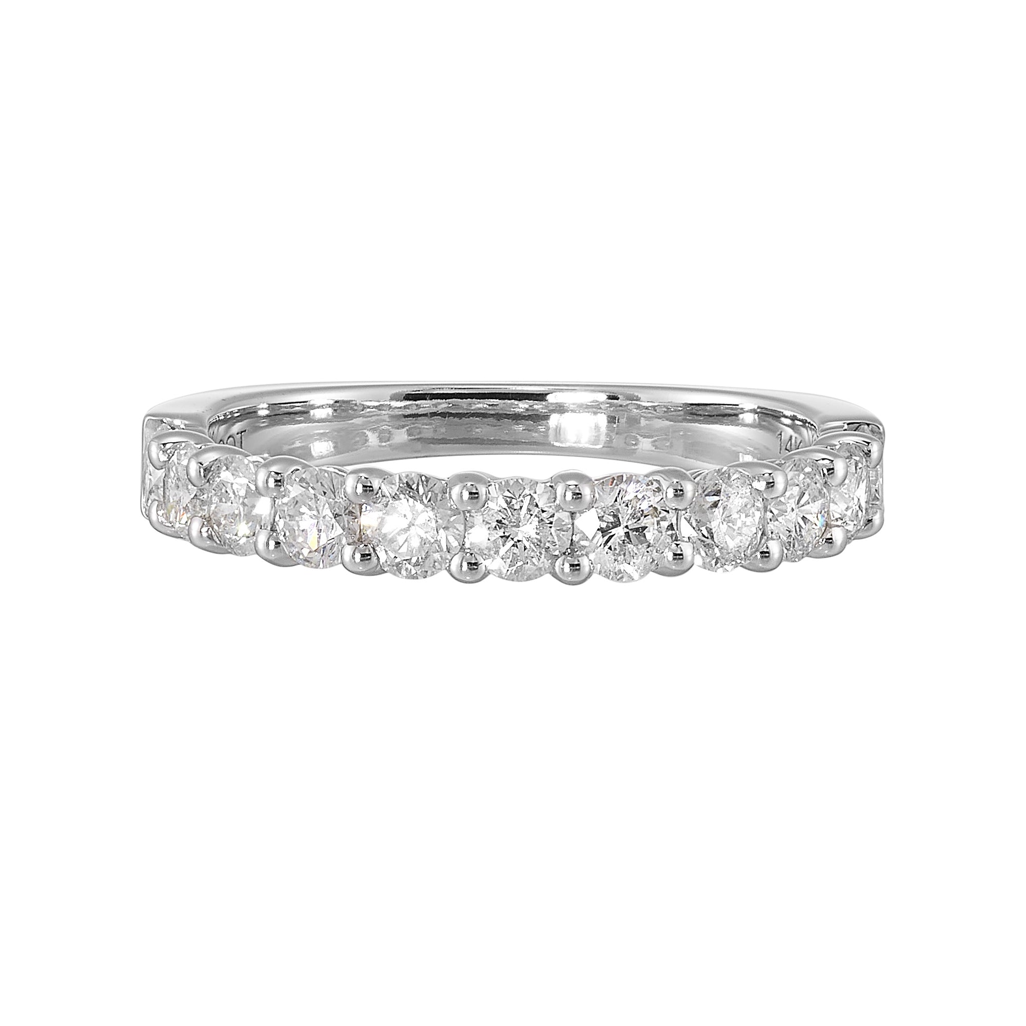 89 Facet 14Kt White Gold Diamond 1Ctw Ring - BDSP83001/100-4W89