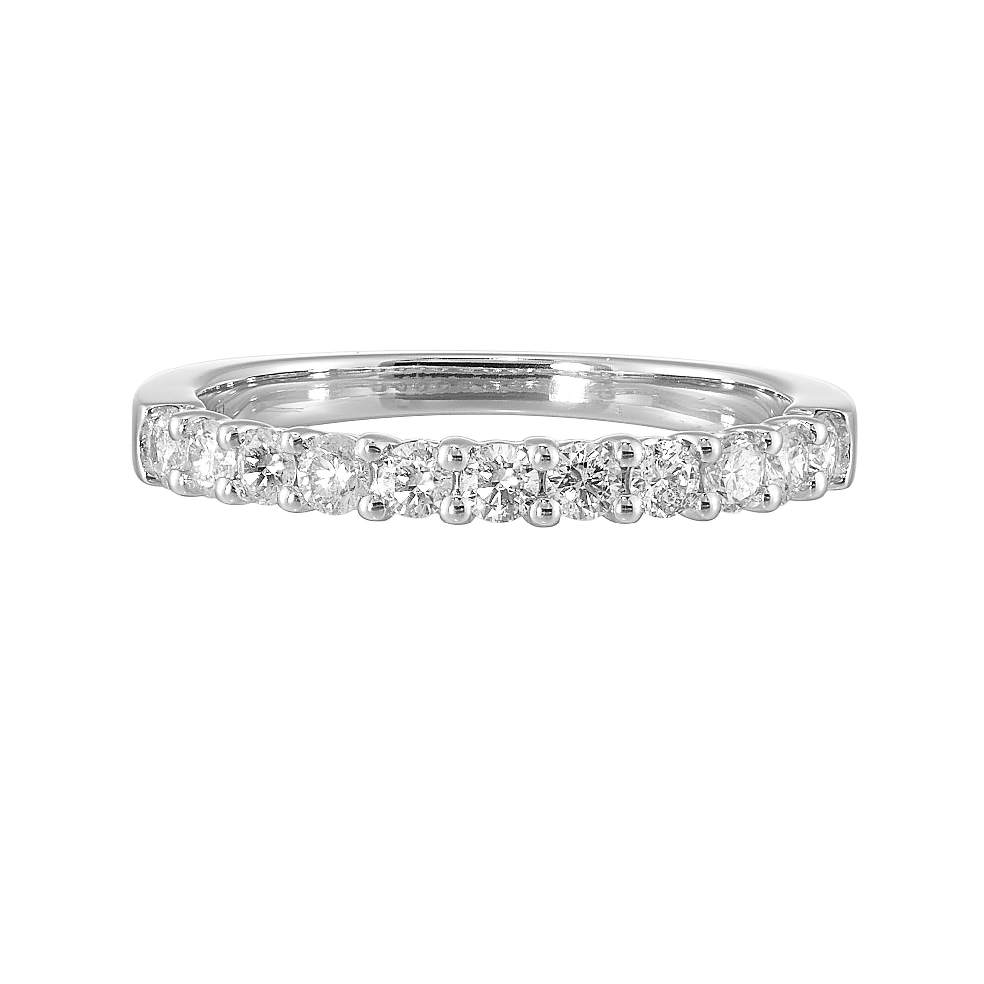 89 Facet 14Kt White Gold Diamond 1/2Ctw Ring - BDSP83001/50-4W89