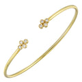 14Kt Yellow Gold Diamond 1/5Ctw Bangle - BG09522-4YB
