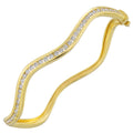 14Kt Yellow Gold Diamond 1 1/4Ctw Bangle - BG09759-4YB