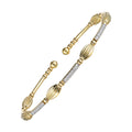 14Kt Yellow Gold Diamond 1/7Ctw Bangle - BG10113-4YC