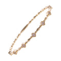 14Kt Yellow Gold Diamond 1/3Ctw Bangle - BG10122-4YB