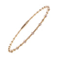 14Kt White Yellow Gold Diamond 1/5Ctw Bangle - BG10124-4WYB