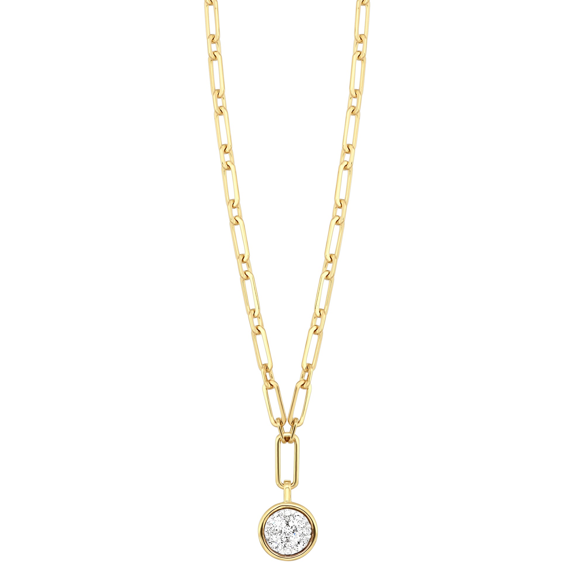 14Kt Yellow Gold Diamond 1/3Ctw Necklace - NK10281-4YC
