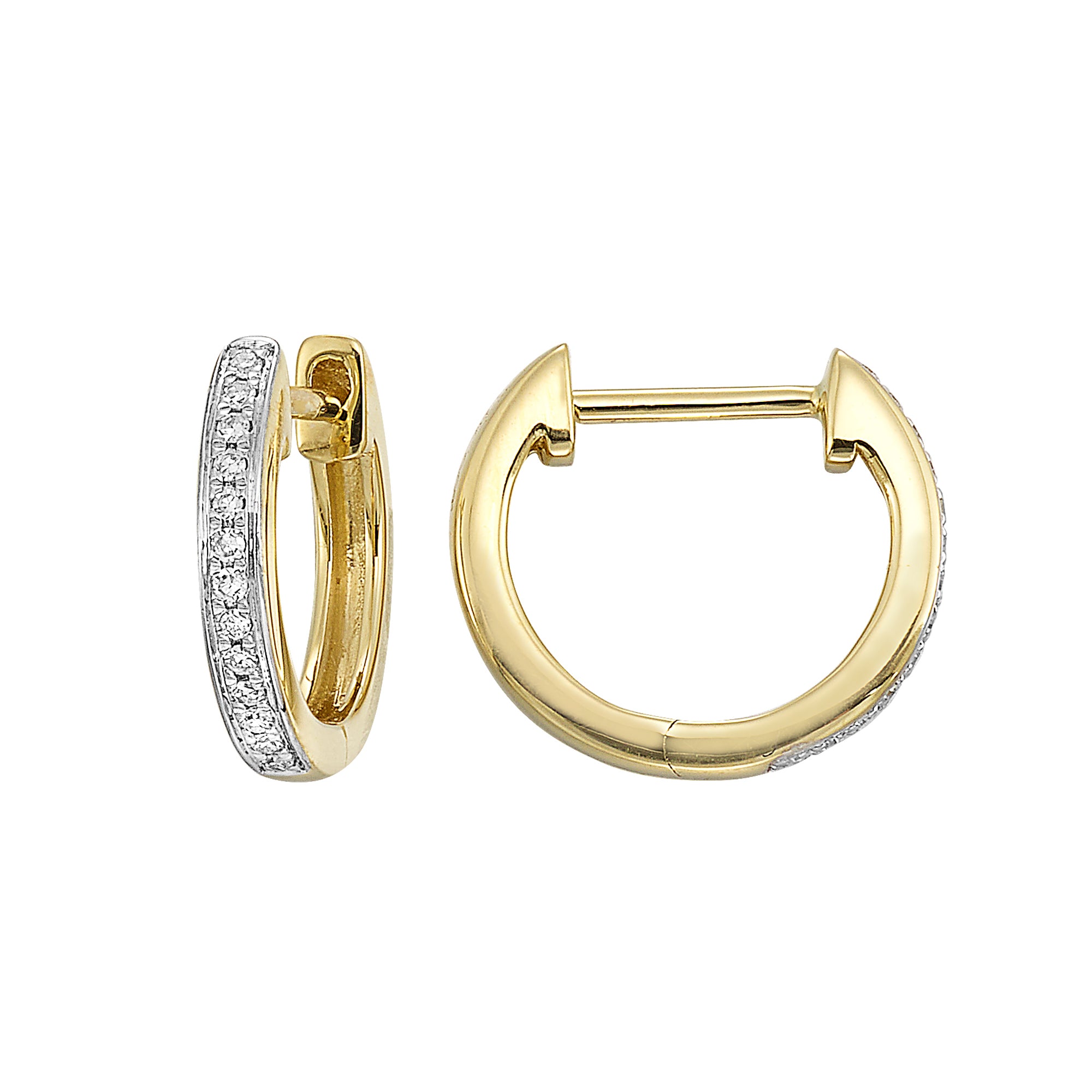 14Kt Yellow Gold Diamond 1/15Ctw Earring - ER10992-4YB