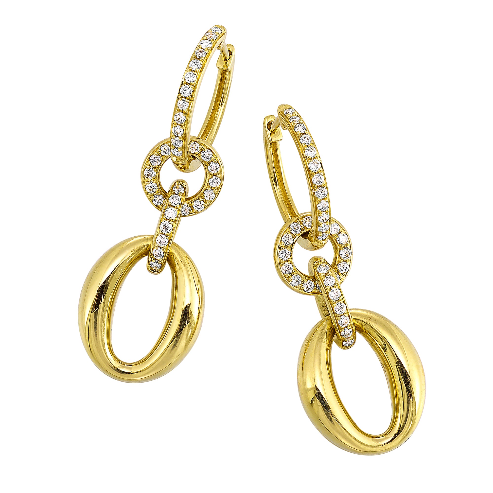 14Kt Yellow Gold Diamond 3/8Ctw Earring - ER11102-4YC