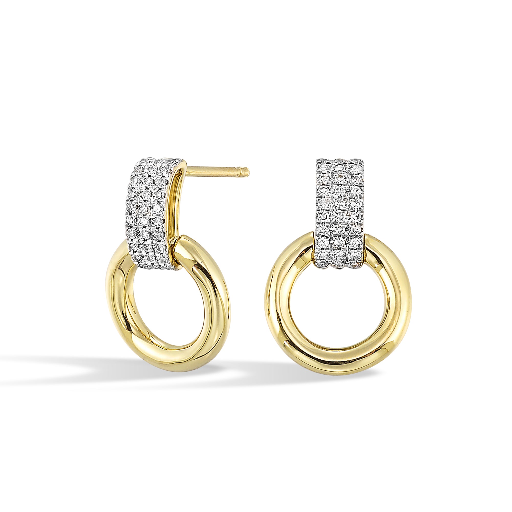 14Kt Yellow Gold Diamond 1/7Ctw Earring - ER11205-4YSC