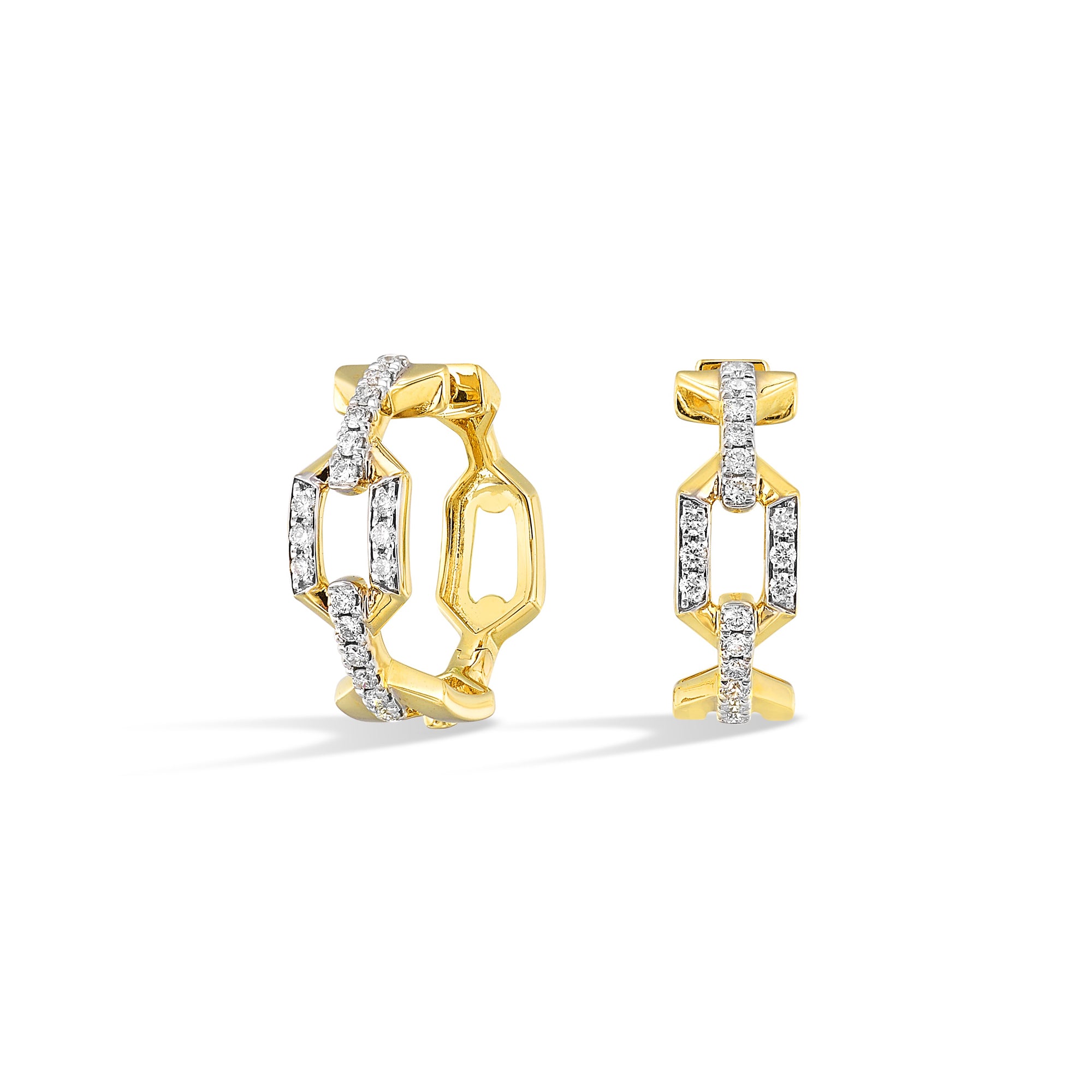 14Kt Yellow Gold Diamond 1/3Ctw Earring - ER11206-4YC