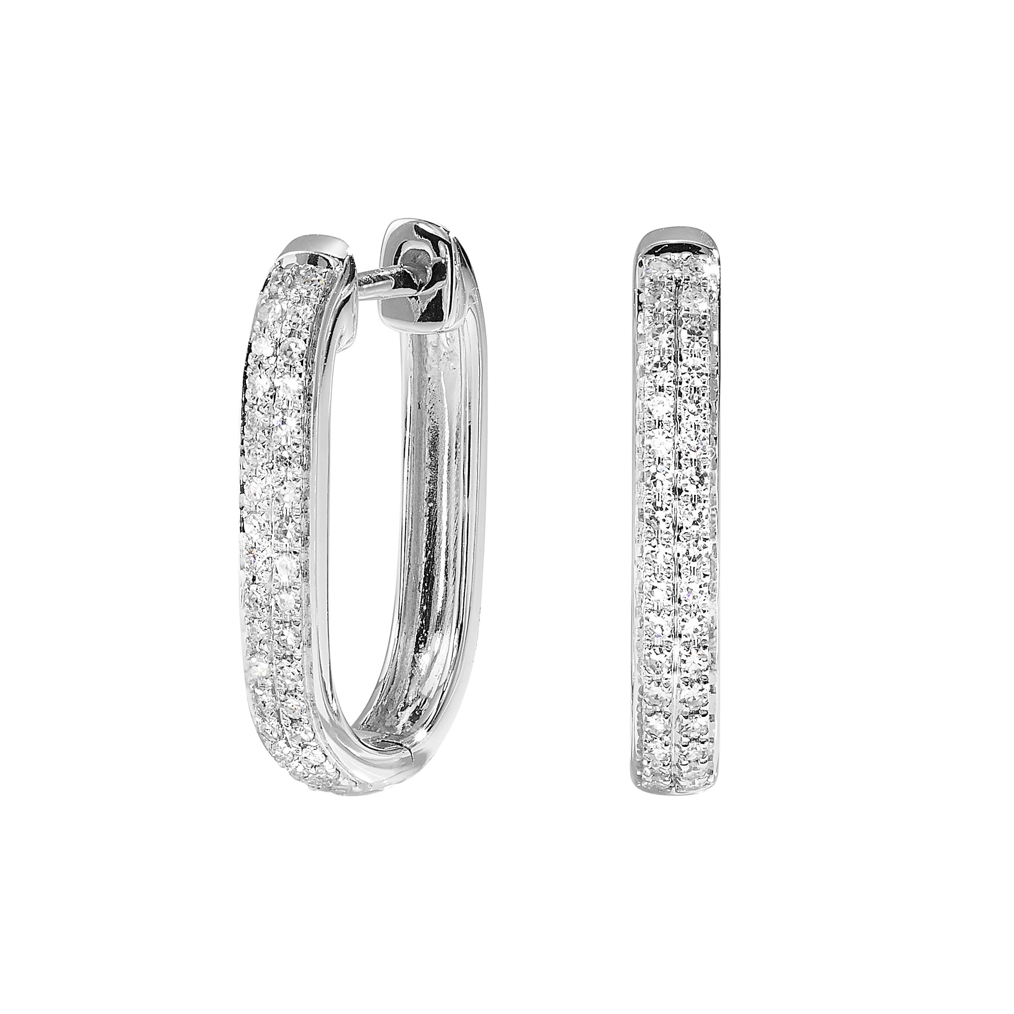 14Kt White Gold Diamond 1/7Ctw Earring - ER11209-4WSC