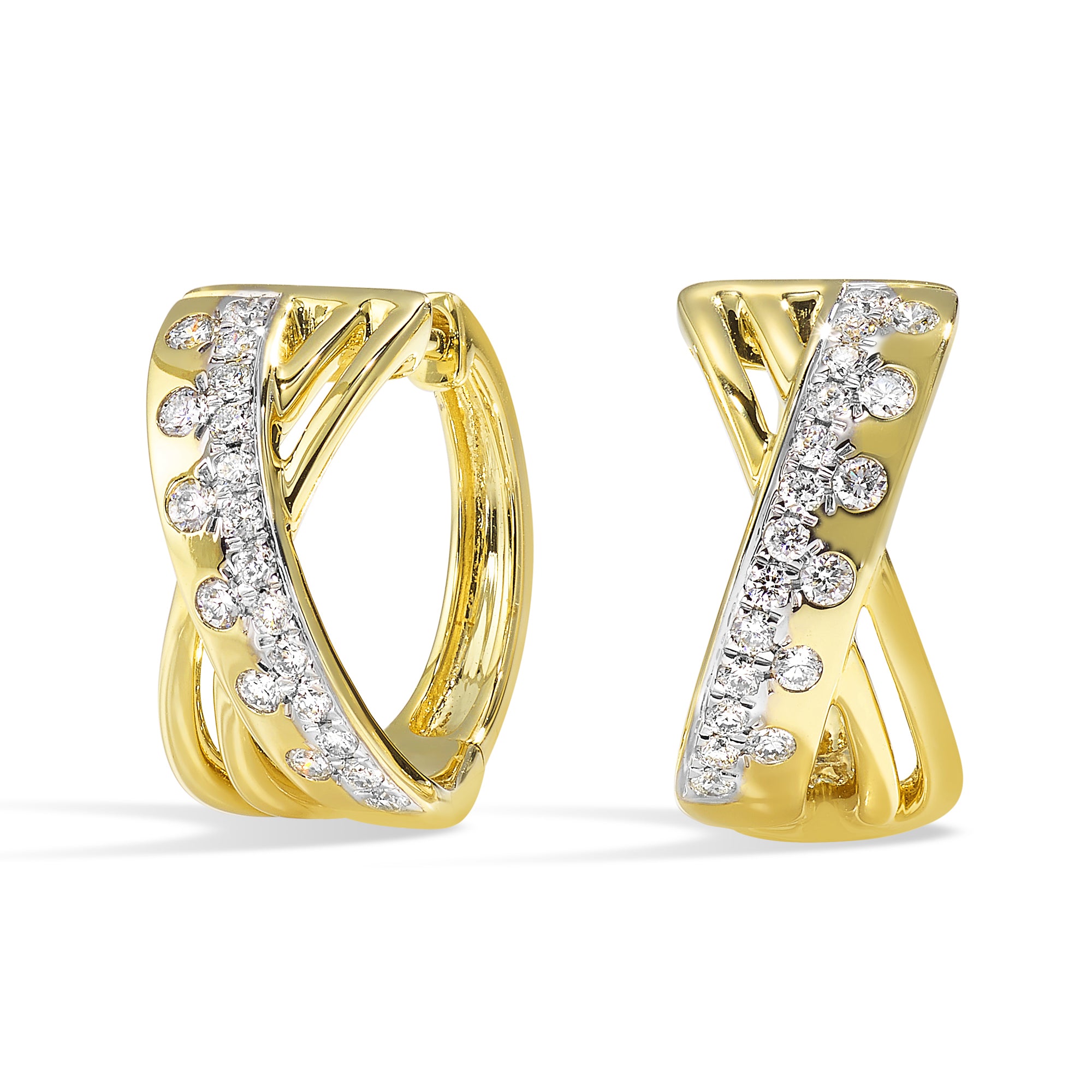 14Kt Yellow Gold Diamond 1/3Ctw Earring - ER11212-4YC