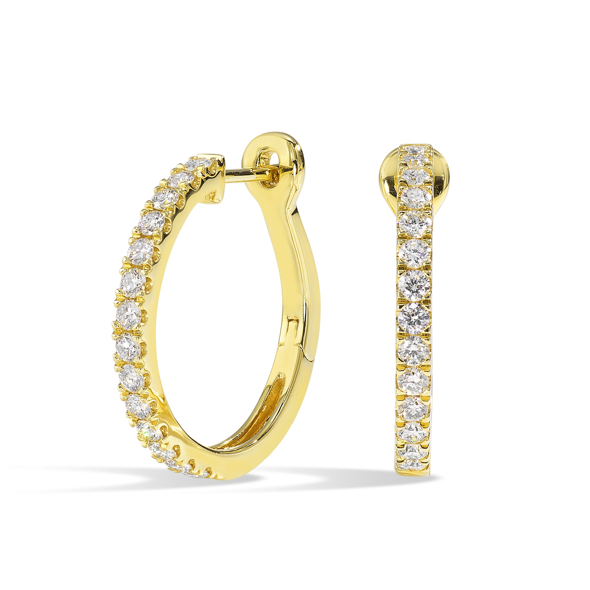14Kt Yellow Gold Diamond 5/8Ctw Earring - ER11221-4YC