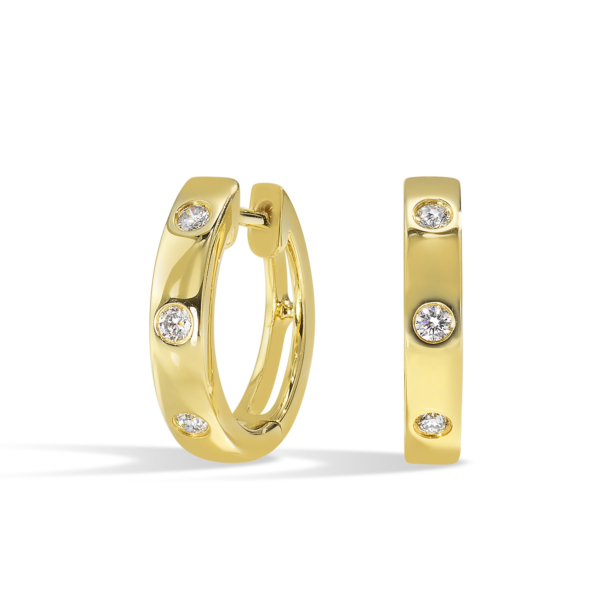 14Kt Yellow Gold Diamond 1/8Ctw Earring - ER11222-4YC