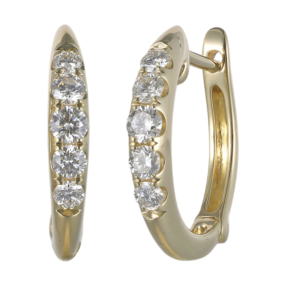 14Kt Yellow Gold Diamond 1/3Ctw Earring - ER11373-4YC
