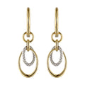 14Kt White Yellow Gold Diamond 1/10Ctw Earring - ER11377-4YWSC