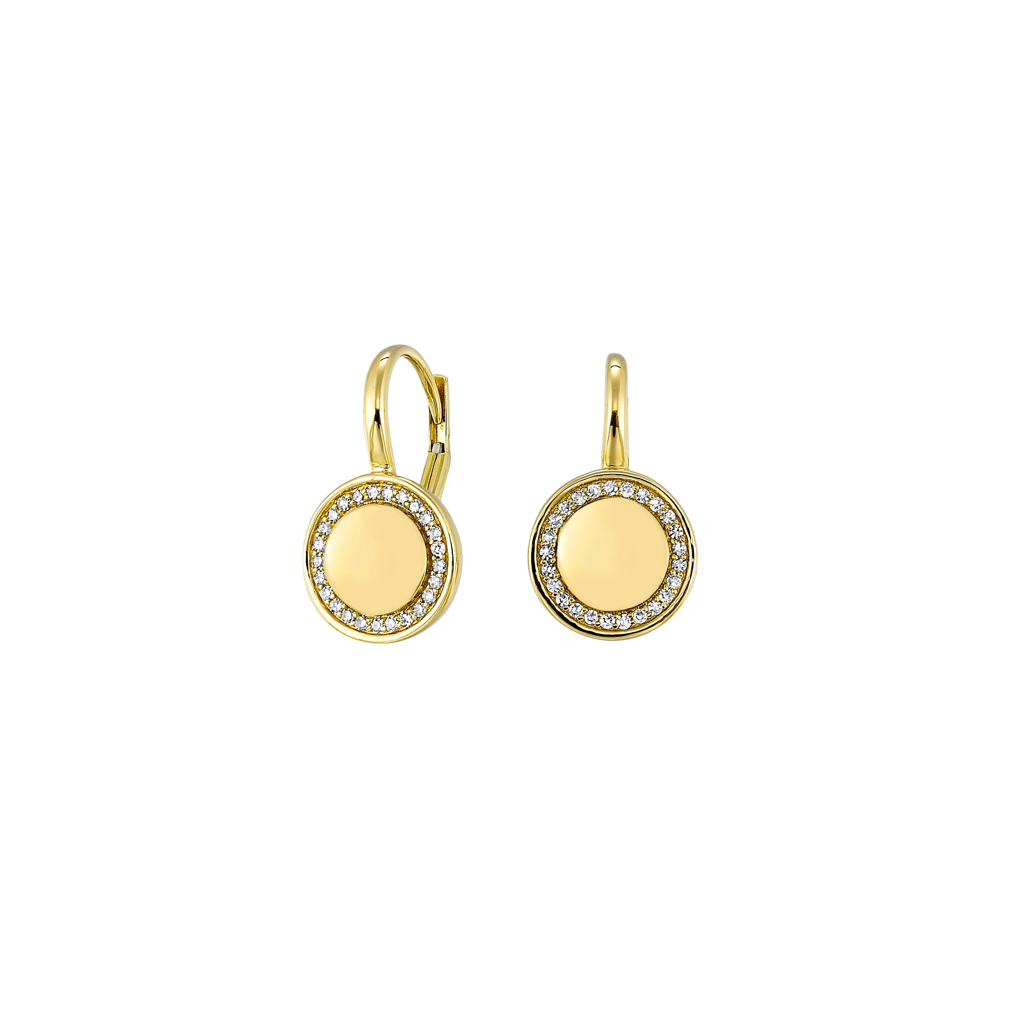 14Kt Yellow Gold Diamond 1/7Ctw Earring - ER40882-4YSC