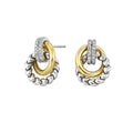 Gold Silver White Yellow Gold Diamond 1/8Ctw Earring - ER41603-4YSSB