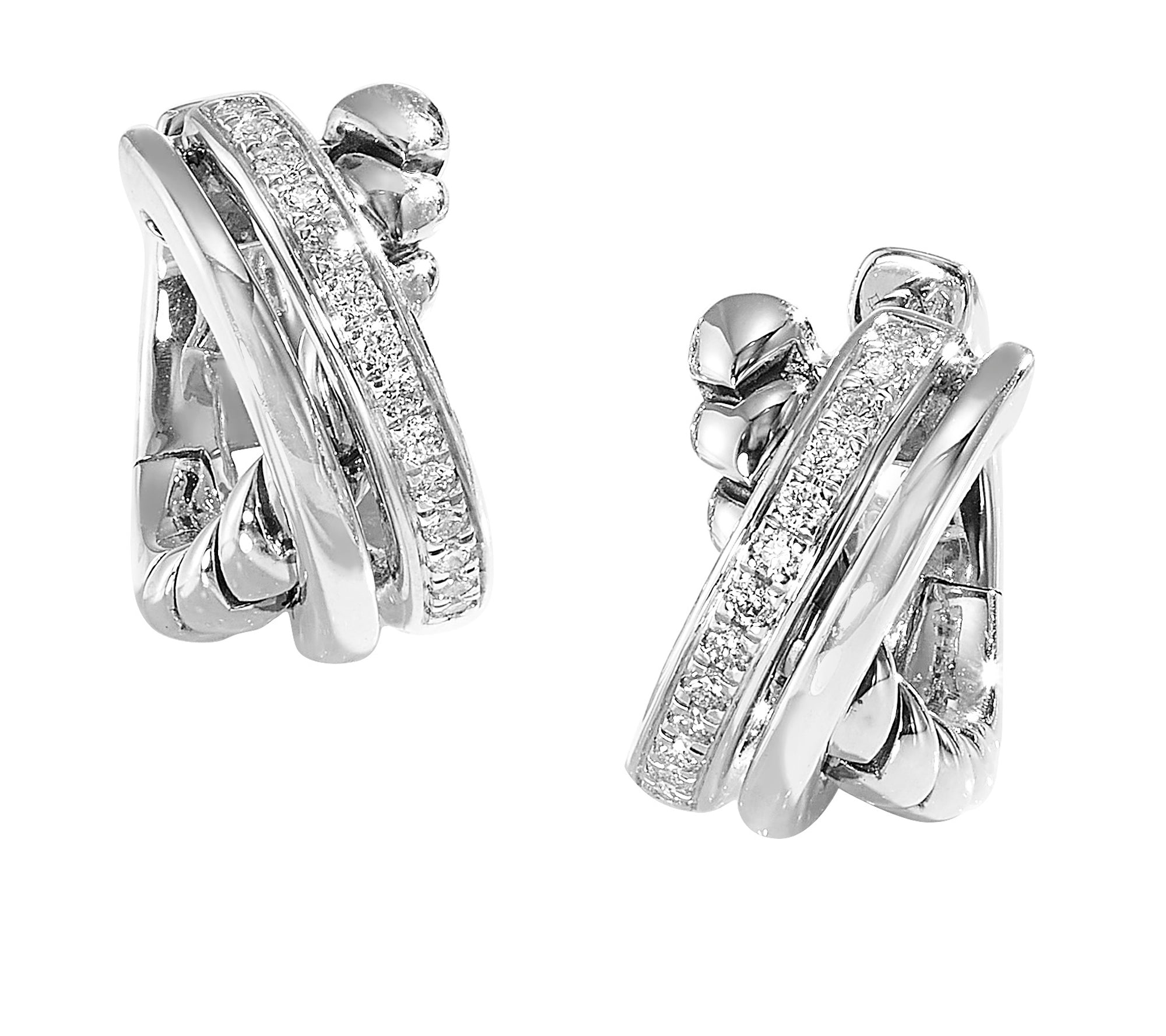 Silver Diamond 1/5Ctw Earring - ER41604-SSWB
