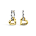 Gold Silver White Yellow Earring - ER41694-4YSS