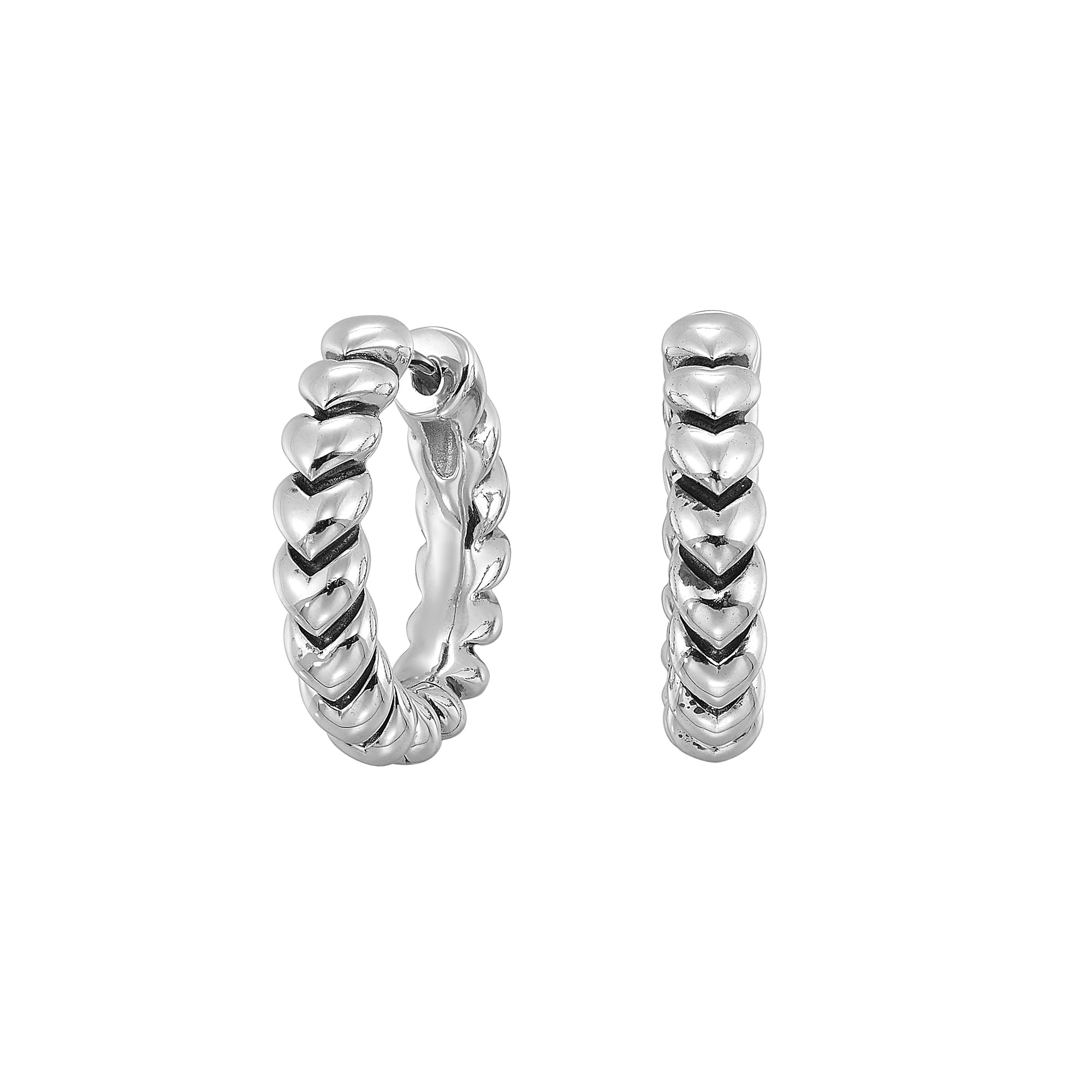 Gold Silver Earring
 - ER41696-1WSS