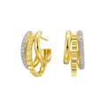 14Kt Yellow Gold Diamond 1/4Ctw Earring - ER42105-4YB