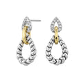 Gold Silver White Yellow Diamond 1/5Ctw Earring - ER42578-4YSSB
