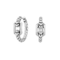 Gold Silver Earring - ER42597-1WSS