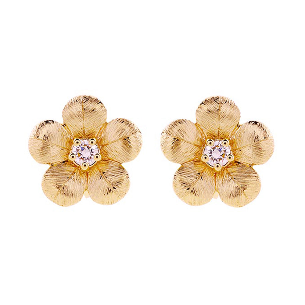 14Kt Yellow Gold Diamond 1/15Ctw Earring - ER43815-4YB