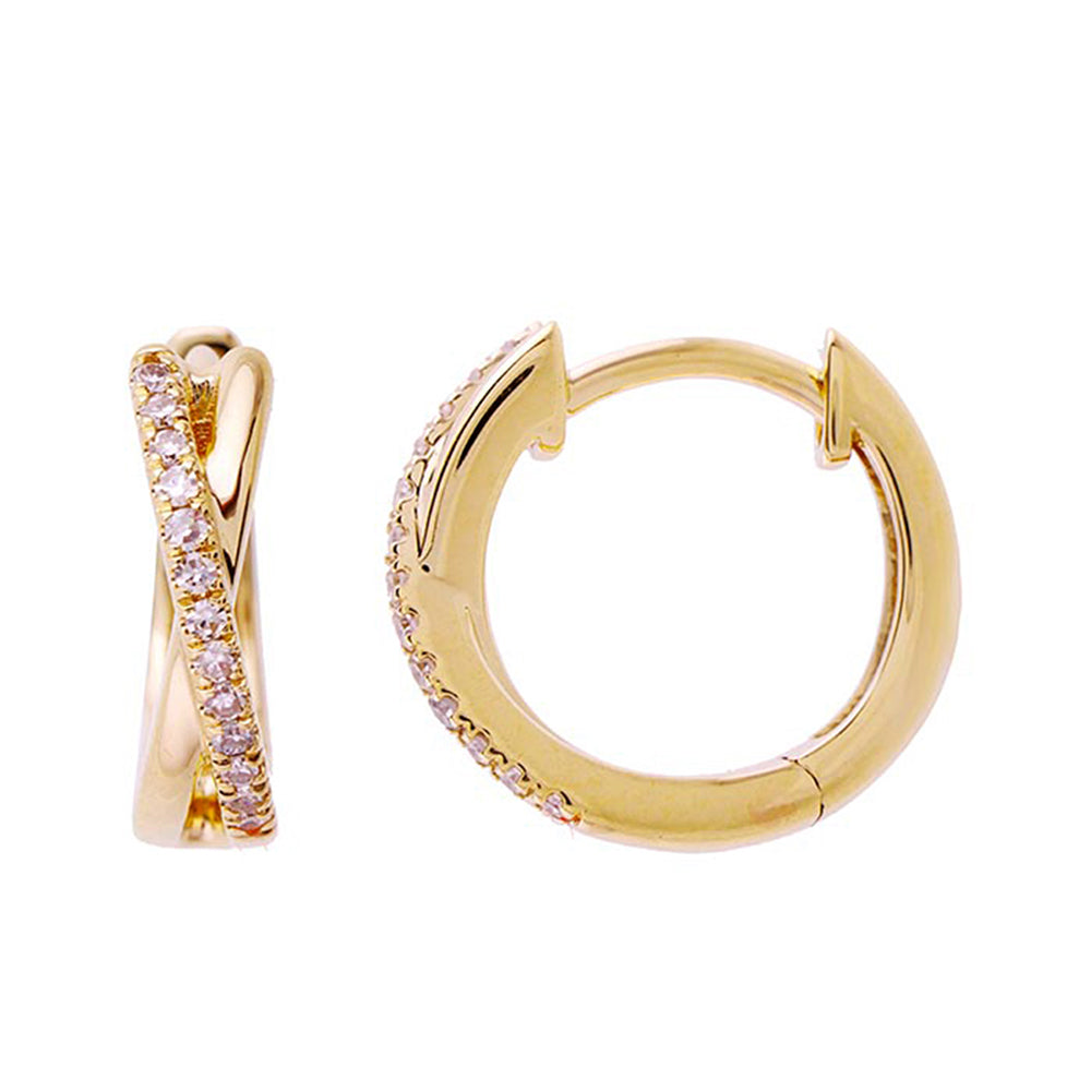 14Kt Yellow Gold Diamond 1/10Ctw Earring - ER43847-4YSC