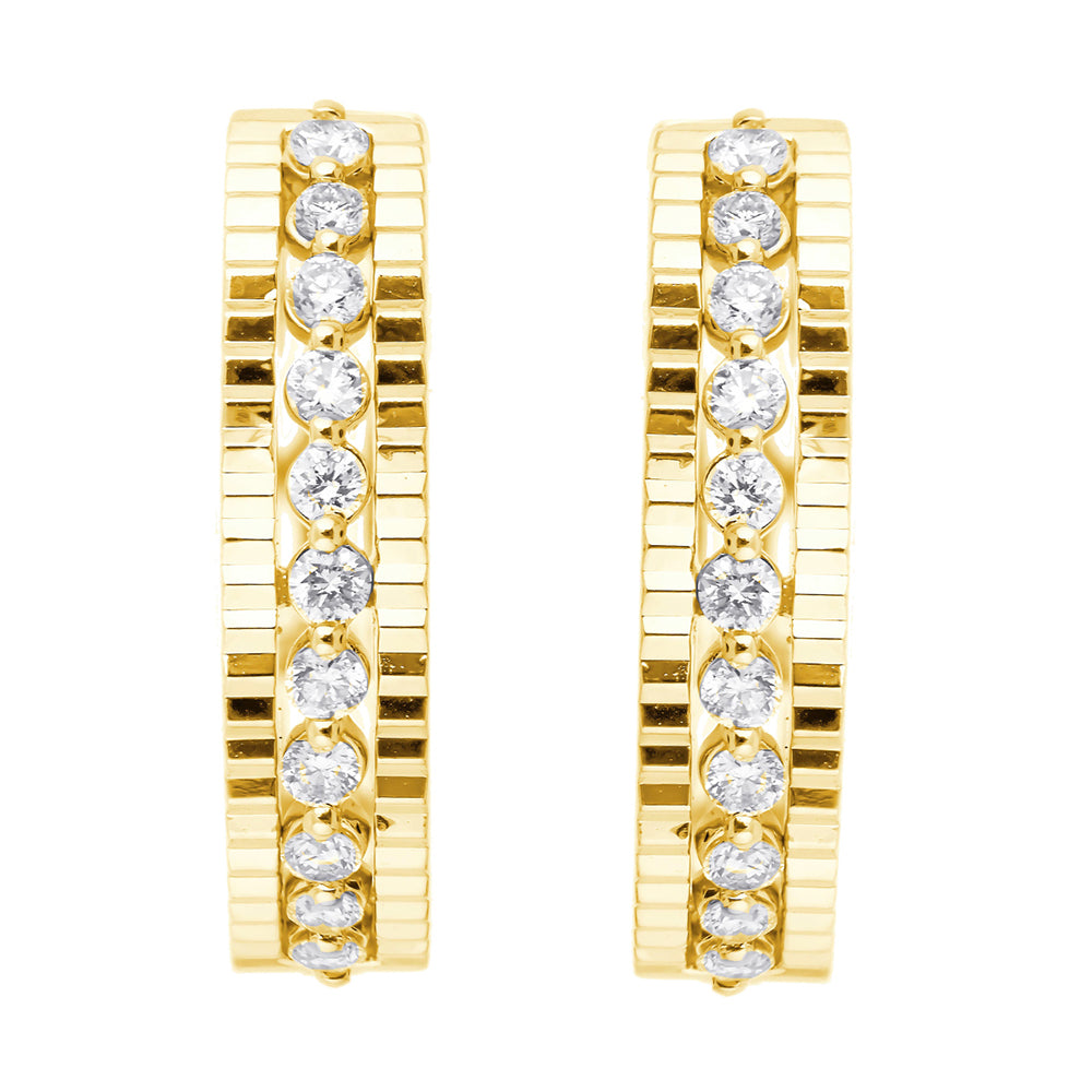 14Kt Yellow Gold Diamond 1/4Ctw Earring - ER43937-4YB