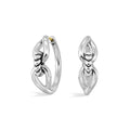 Gold Silver White Yellow Earring - ER43974-SS1Y